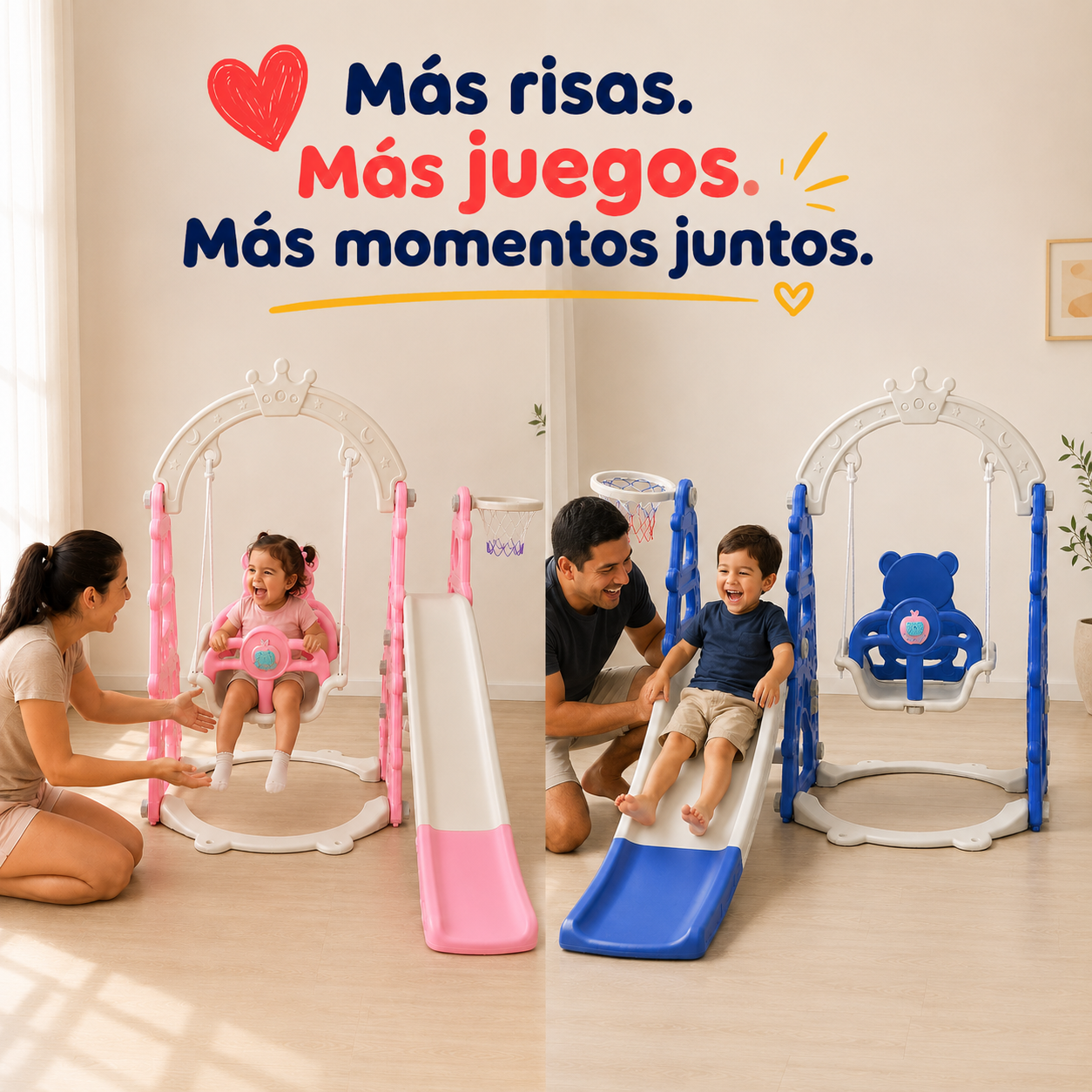 TOBOGÁN INFANTIL MULTIFUNCIONAL